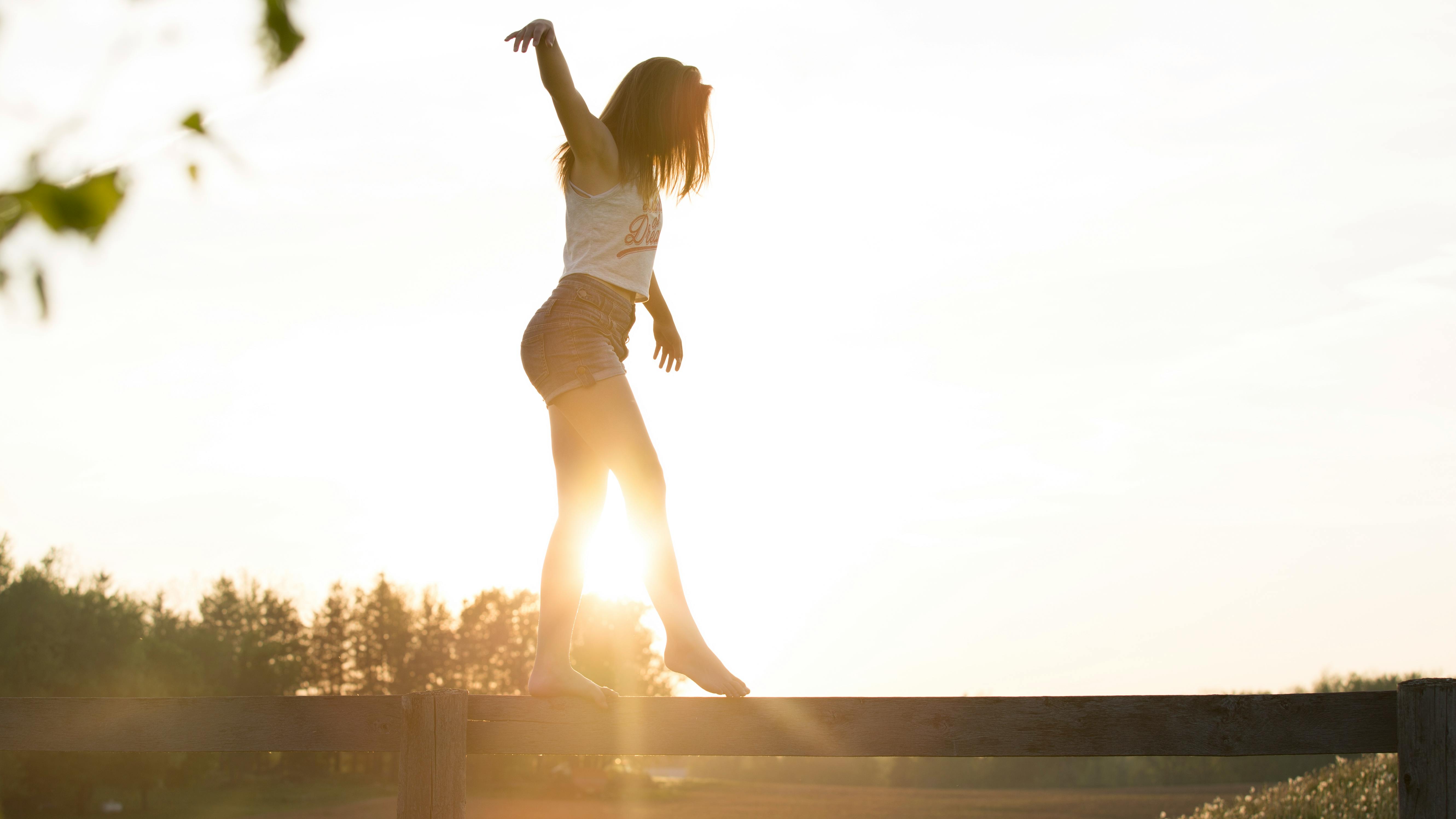 Free spirited woman